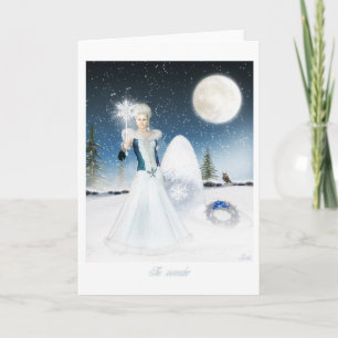 Cartão De Festividades The snowmaker