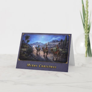 Cartão De Festividades Three Wise Men Christmas Card