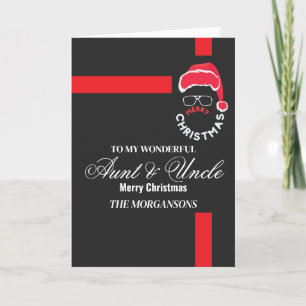 Cartão De Festividades Tia / Tio Feliz Natal 