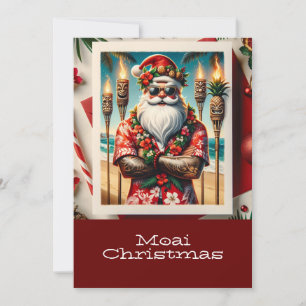Cartão De Festividades Tiki Christmas