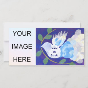 Cartão De Festividades Time for Peace photo card