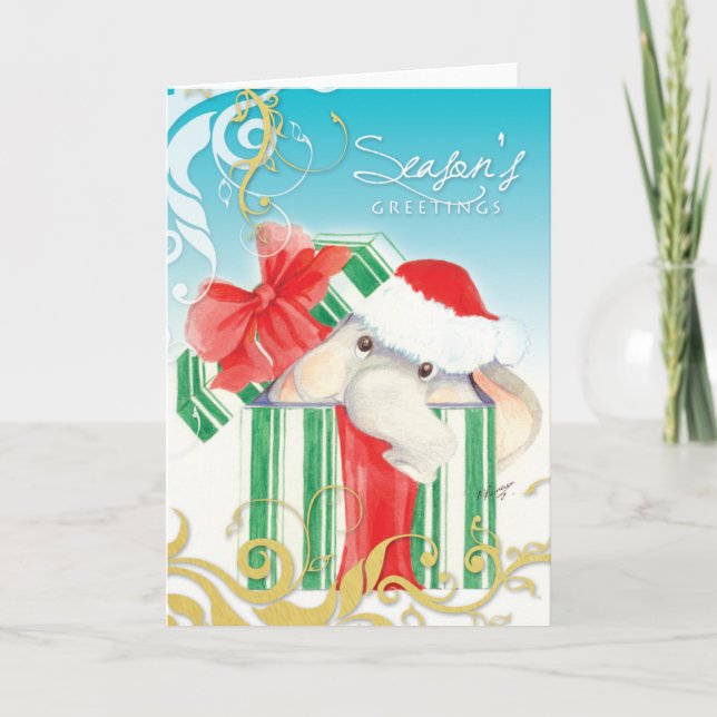 Cartão De Festividades Tinir de Kiboko (Frente)