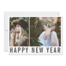 Típica de colagem de fotos modernas no ano novo