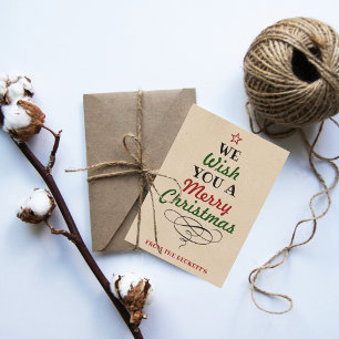 Cartão De Festividades Típica de Trendy Natal Feriado 3 Foto