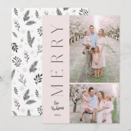 Cartão De Festividades Típica Simples Minimalista - Holi de 2 Fotos