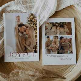 Cartão De Festividades Tipografia Alegre Simples Fotografia Minimalista