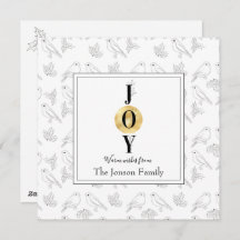 Tipografia chic floral de ouro branco-preto de Nat