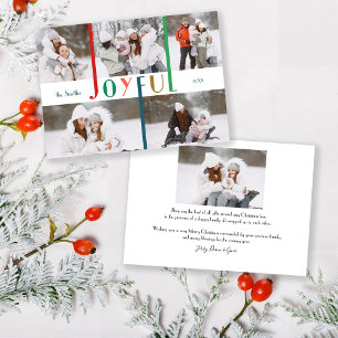 Cartão De Festividades Tipografia Colorida Moderna 5-Foto