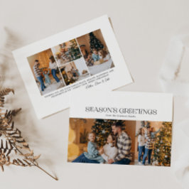 Cartão De Festividades Tipografia de Boas Festas 6 Foto