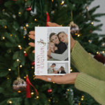 Cartão De Festividades Tipografia de Feliz Mínima Moderna da Borgonha 2 F<br><div class="desc">Nesta época de Natal, seja criativo com seu cartão e escolha um que reflita seu estilo único! Apresentando a tipografia mínima moderna da Feliz Borgonha Foto Cartão de Férias de Natal: um design festivo com a tipografia "Feliz Natal" de Trendy Burgundy ao lado de duas fotos familiares favoritas, acentuadas por...</div>