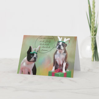 Cartão De Festividades Tis a estação…