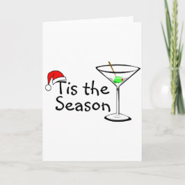 Cartão De Festividades Tis The Season Christmas Martini