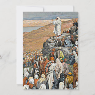 Cartão De Festividades Tissot - O Sermão da Montanha