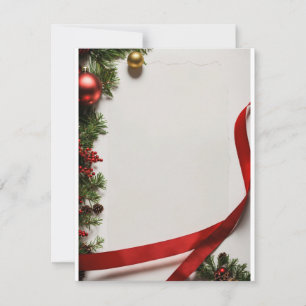 Cartão De Festividades Título: "Desejos Festivos Libertados: Chr Personal