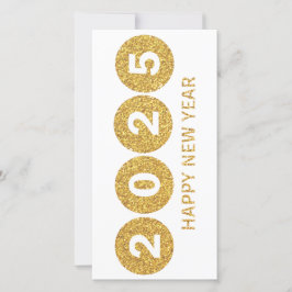 Cartão De Festividades Título: "Feliz Ano Novo 2025 🎆 Fogos de Artifício