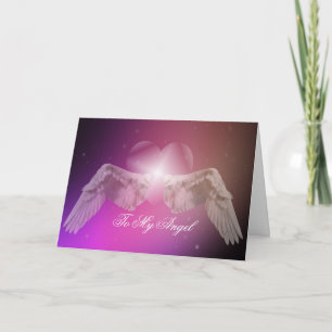Cartão De Festividades To My Angel Valentine