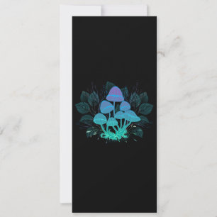 Cartão De Festividades Toadstools em arbustos