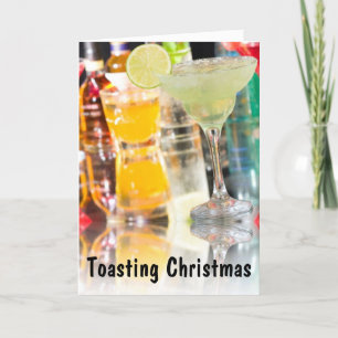 CARTÃO DE FESTIVIDADES TOASING CHRISTMAS="CHEER"FUL HOLIDAY PARA VOCÊ
