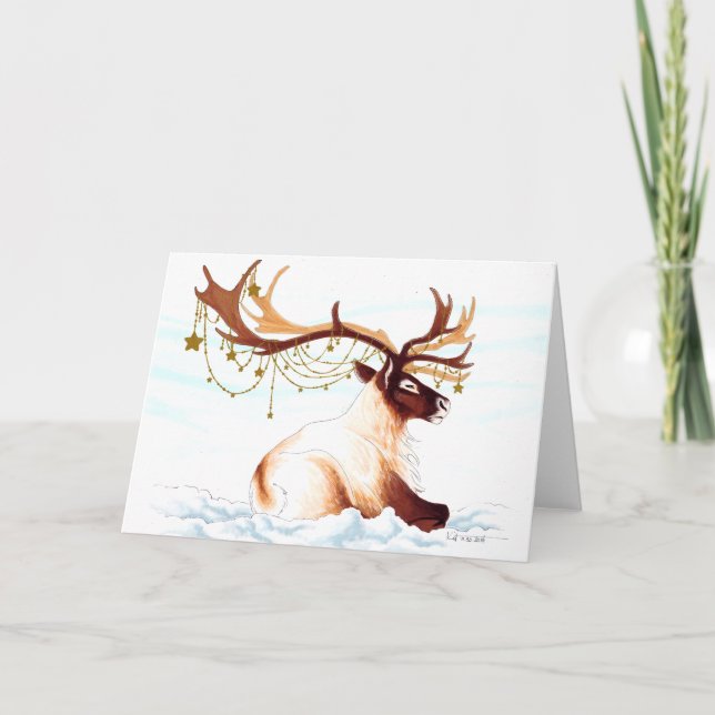 Cartão De Festividades Toda Decked para fora (Frente)