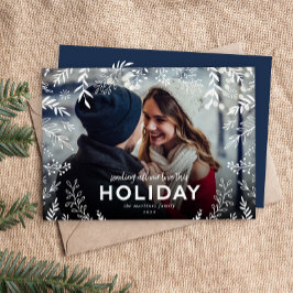 Cartão De Festividades Todas As Nossas Fotografias De Sobreposição Botâni