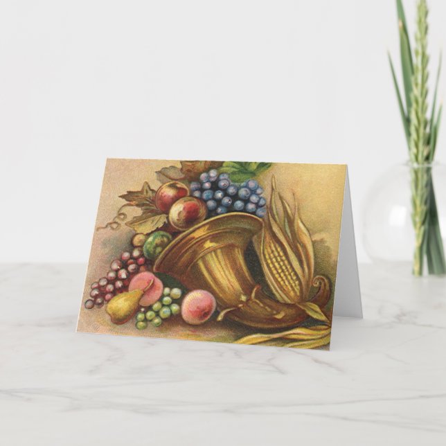 Cartão De Festividades Todo o Prêmio de Ação de Graças Seja Teu (Frente)