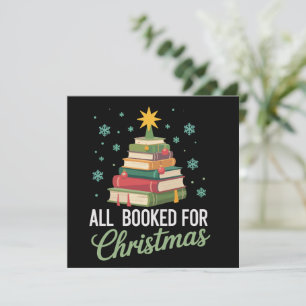 Cartão De Festividades Todos Reservados Para Livros De Árvore De Natal Pr