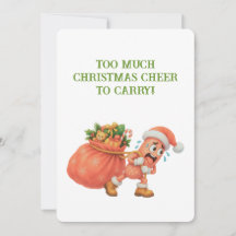 Too much Christmas Cheer to Carry! Salami