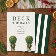 Topiaria Verde Grandmillennial com Listra de Féria