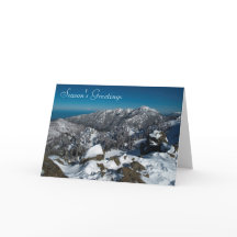 Topo da montanha no inverno