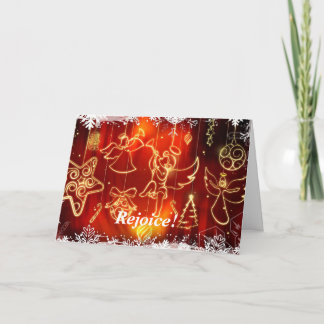 Cartão De Festividades Toque de trombeta "grandes notícias contentes "