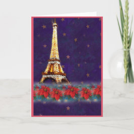 Cartão De Festividades Torre Eiffel, de Paris com amor