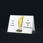 CARTÃO DE FESTIVIDADES TOSSE DE NATAL ROMÂNTICO/AMOR PARA O MEU AMOR<br><div class="desc">UMA BRINCADEIRA ROMÂNTICA E AMOR DE CAMPO NO NATAL PARA "MEU AMOR"</div>