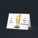 CARTÃO DE FESTIVIDADES TOSSE DE NATAL ROMÂNTICO/AMOR PARA O MEU AMOR<br><div class="desc">UMA BRINCADEIRA ROMÂNTICA E AMOR DE CAMPO NO NATAL PARA "MEU AMOR"</div>