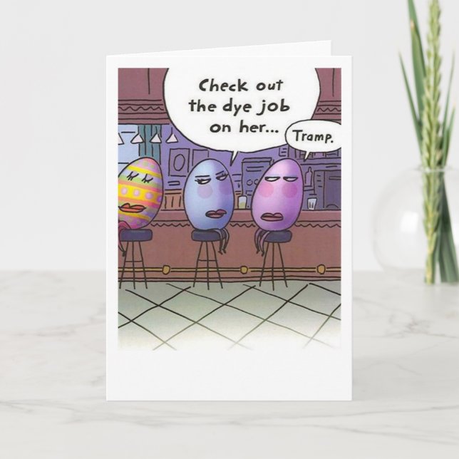 Cartão De Festividades Trabalho de páscoa (Frente)