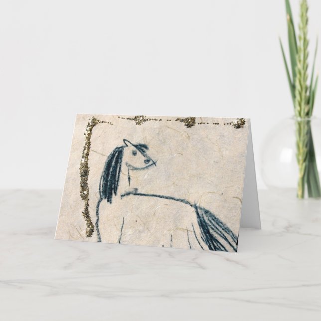 Cartão De Festividades Trabalhos artísticos originais por miúdos do CCA - (Frente)