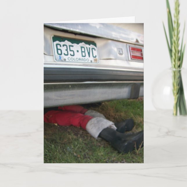 Cartão De Festividades traga janeiro. (Frente)