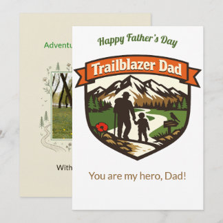 Cartão De Festividades Trailblazer Dad Customizable Father's Day