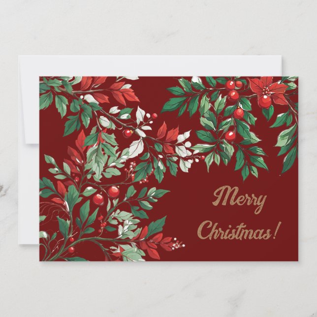 Cartão De Festividades tramontana de natal (Frente)