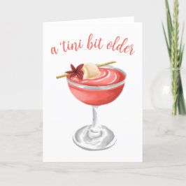 Cartão De Festividades Trava uma carta de aniversário de Lychee Martini