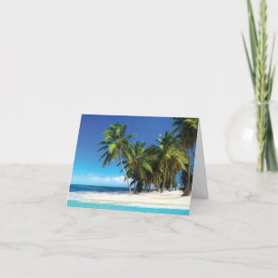 Cartão De Festividades Travesseiro decorativo de praia exótico