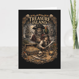 Cartão De Festividades Treasure Island
