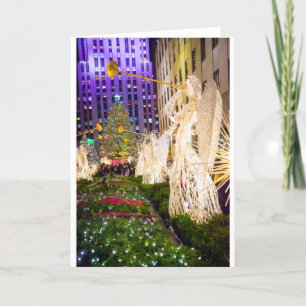 Cartão De Festividades Tree View Rockefeller Center