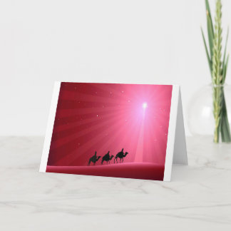 CARTÃO DE FESTIVIDADES TRÊS HOMENS SÁBICOS