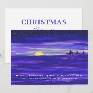 Cartão De Festividades Três homens sábios aquarela Personalizado