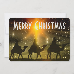 Cartão De Festividades Três sábios