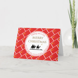 Cartão De Festividades Três Sábios CHINA Natal