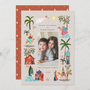 Cartão De Festividades Três Sábios Três Reis Feriado de Natal