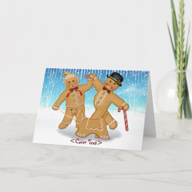 Cartão De Festividades Trio do pão-de-espécie (Frente)