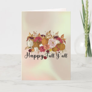 Cartão De Festividades Tripulação de abóbora