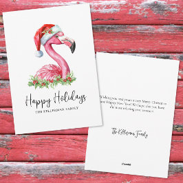 Cartão De Festividades Tropical Beach Christmas Happy Holidays